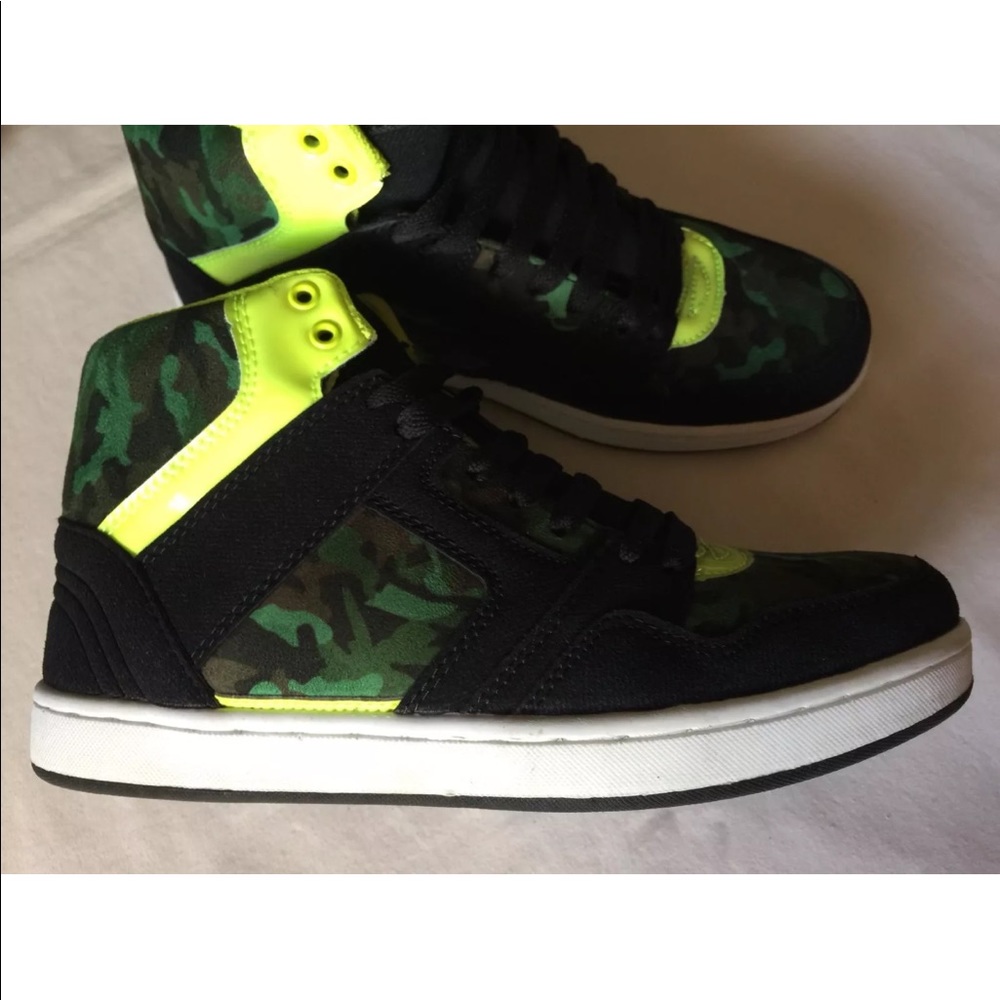 Deena & Ozzy Camo High-Top Sneakers Shoes Size 7 - Picture 6 of 7